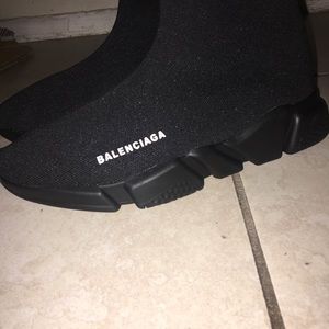 Balenciaga speed trainers triple black